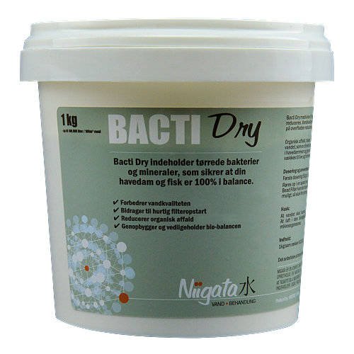 Niigata® Bacti Dry - Tørbakterier til filterstart og vedligehold