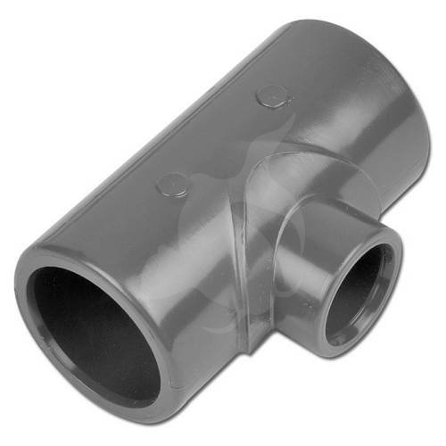 PVC T-stykke reduceret - Lim/Lim