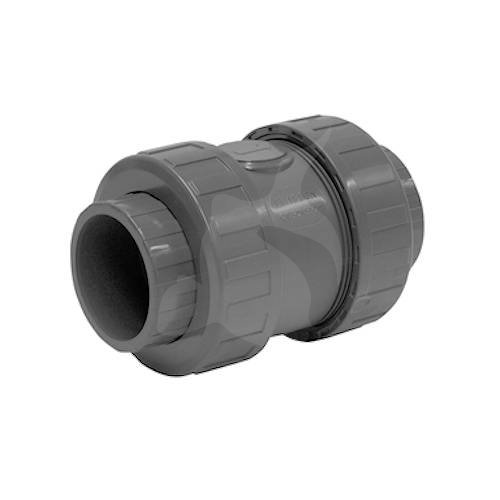 PVC kontraventil med fjeder - Lim/Lim