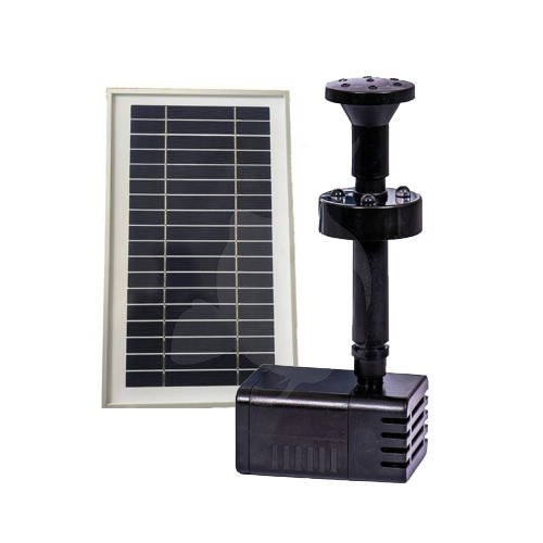 Solcellepumpe med springvand