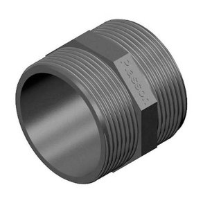 PVC Samlemuffe udv. Gevind/Gevind