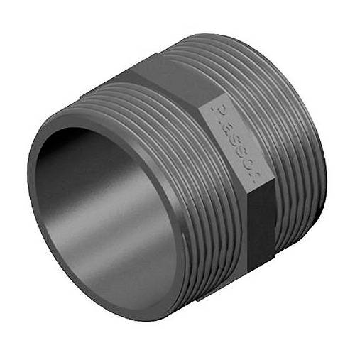 PVC Samlemuffe udv. Gevind/Gevind