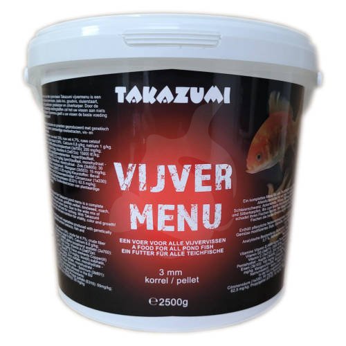 Takazumi Vijver menu