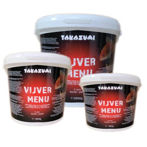 Takazumi Vijver menu - Guldfiskefoder af høj kvalitet