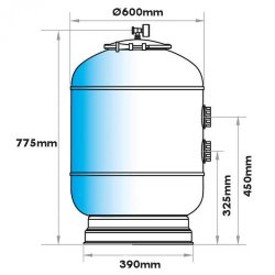 Astral SKYPOOL �600 Sandfilter