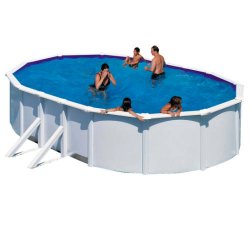 Gre Basic Pool Oval 500 x 300 x 120 cm, Hvid