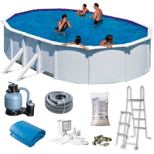 Gre Basic Pool Oval 500 x 300 x 120 cm, Hvid