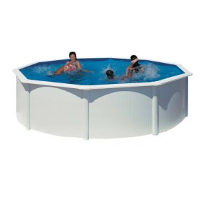 Gre Basic Pool Rund �460 x 120 cm, Hvid